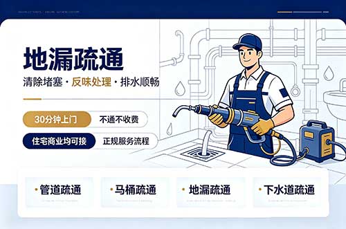 建瓯地漏疏通