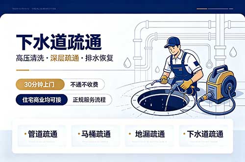 建瓯下水道疏通